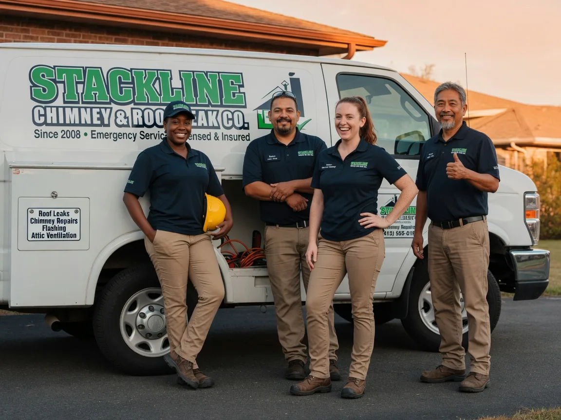 Chimney flashing repair company in Coats, KS